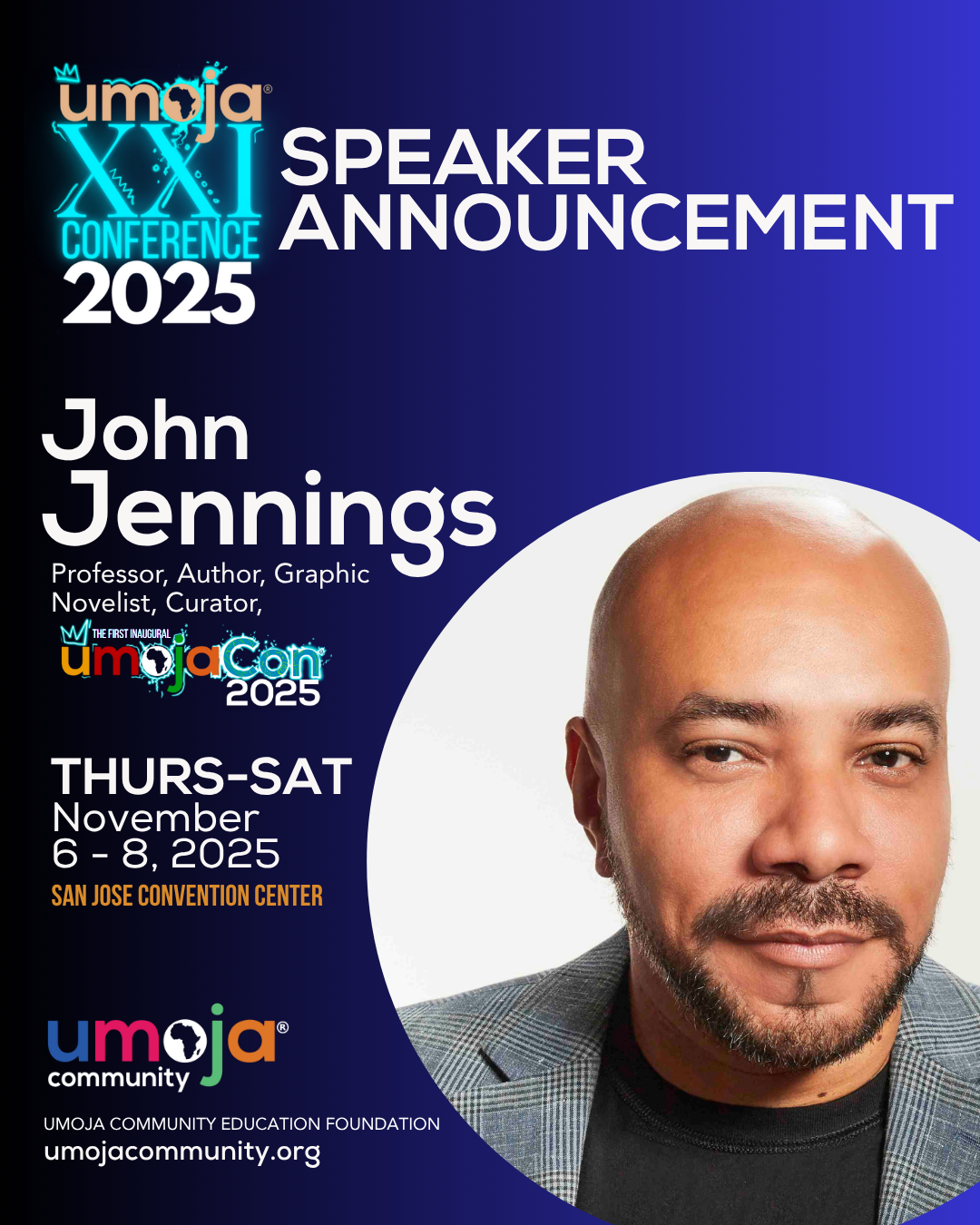 John Jennings Speaker Announcement Flyer